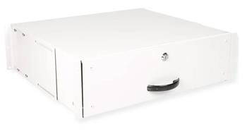 Roline Uzamykatelná zásuvka do 19'' rozvaděče, 3U, 400mm, šedá