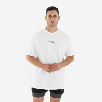Picsil Oversize tričko Urban z organické bavlny - bílé Picsil179