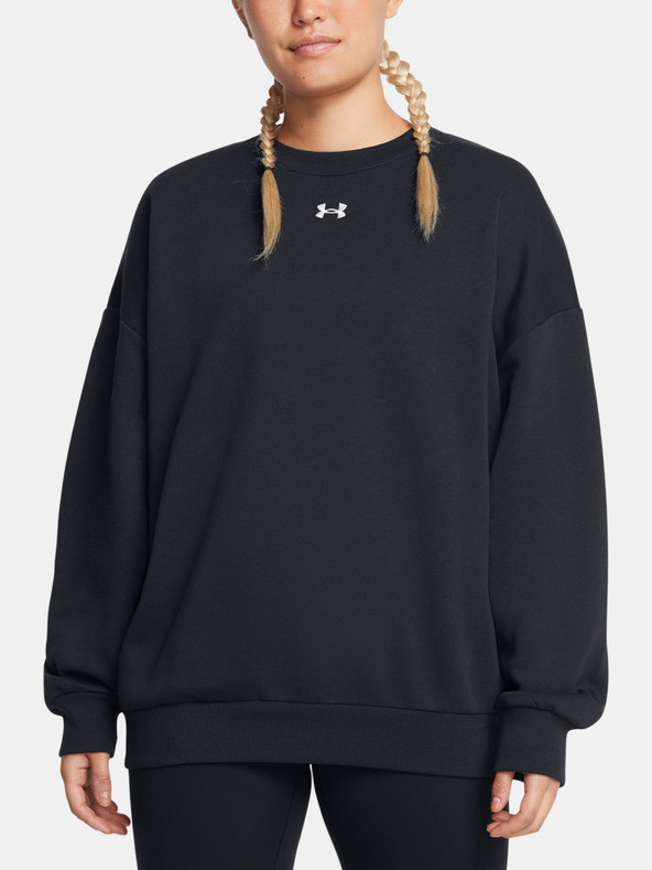 Under Armour Rival Fleece OS Crew Mikina Černá