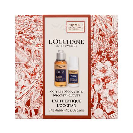 L'Occitane L'Occitan Discovery Gift Set : sprchový gel L'Occitan Shower Gel 75 ml + deodorant L'Occitan Roll-on Deodorant 50 ml pro muže