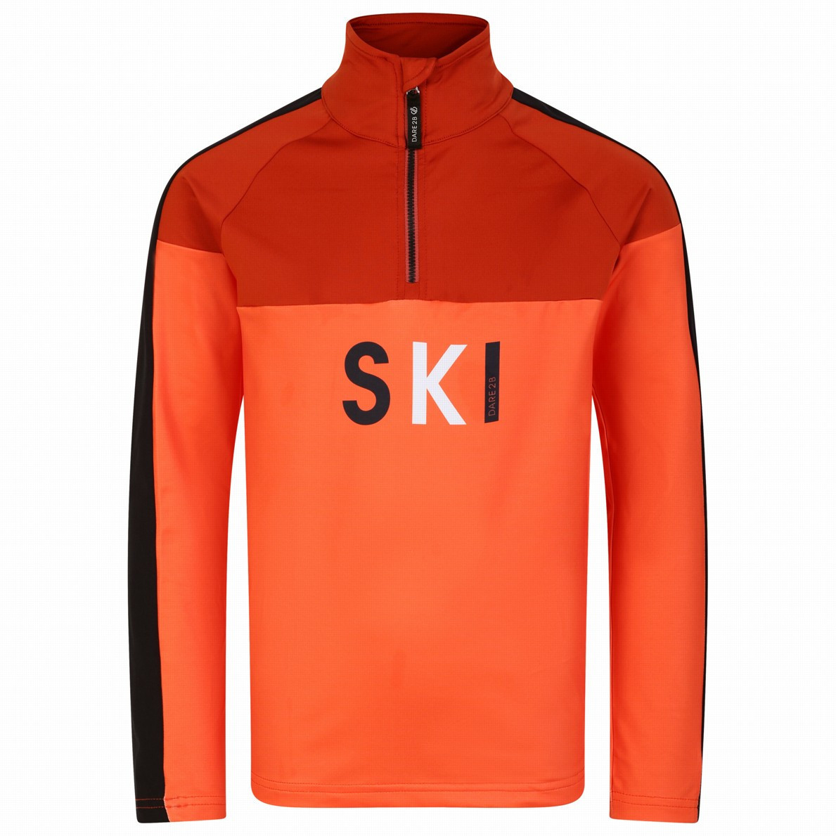 Dětská mikina Dare 2b Pow Core Stretch Dětská velikost: 158-164 / Barva: oranžová/černá