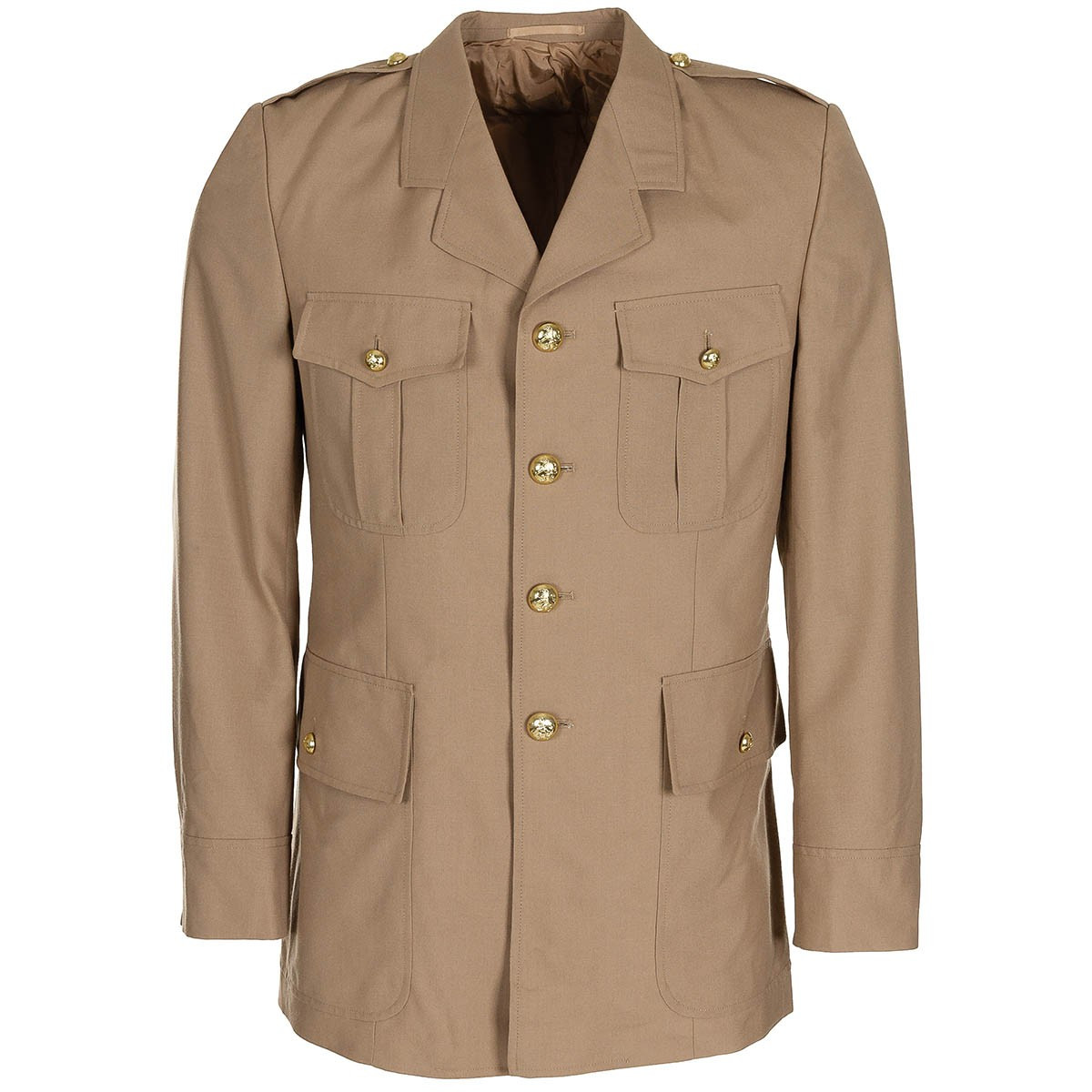 Sako důstojnické Officer Dress Uniform Jacket Khaki Belgie originál Velikost: 5 AB (bez podšívky)