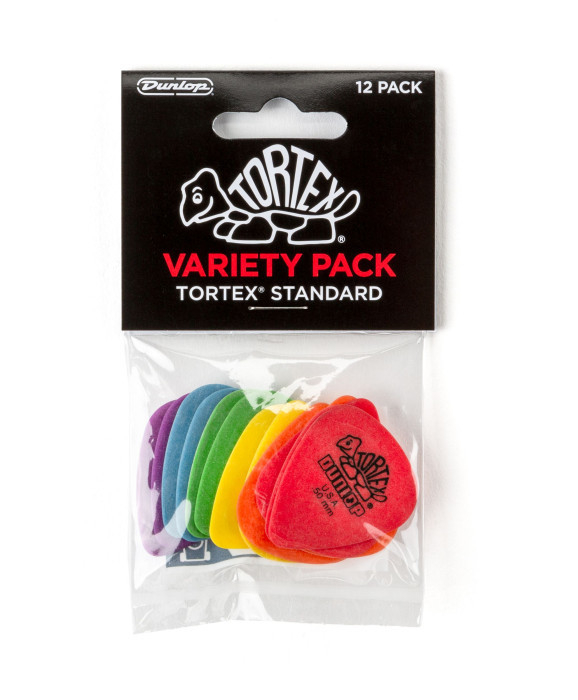 Dunlop Tortex Standard Pick Variety Pack - 12 Pack