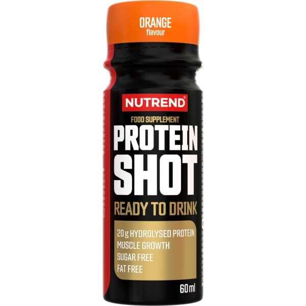 Nutrend PROTEIN SHOT 4X60 ML POMERANČ Hydrolyzovaný protein v shotu, , velikost