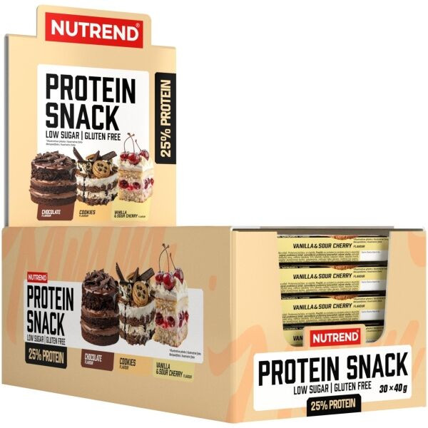 Nutrend PROTEIN SNACK 6X40 G MIX Proteinová svačinka do kapsy, , velikost