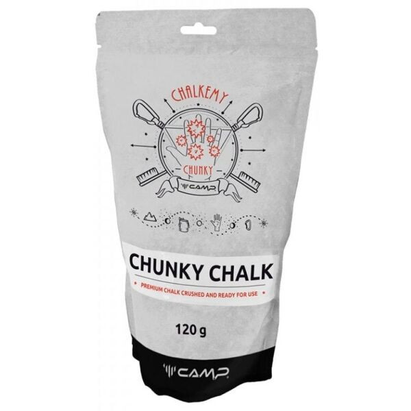 CAMP CHUNKY CHALK 120 G Suché magnesium, bílá, velikost