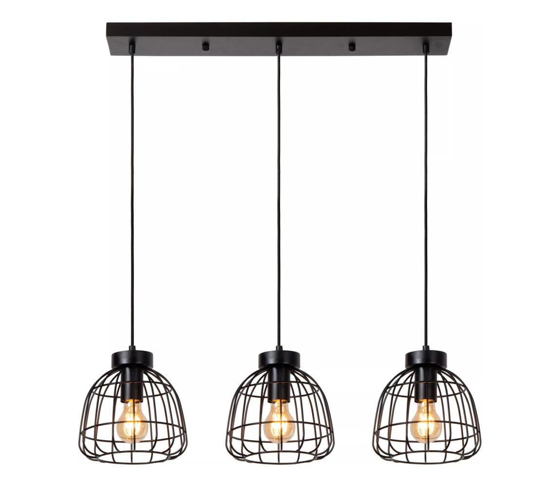 Lucide Lucide 00429/03/30 - Lustr na lanku FILOX 3xE27/40W/230V