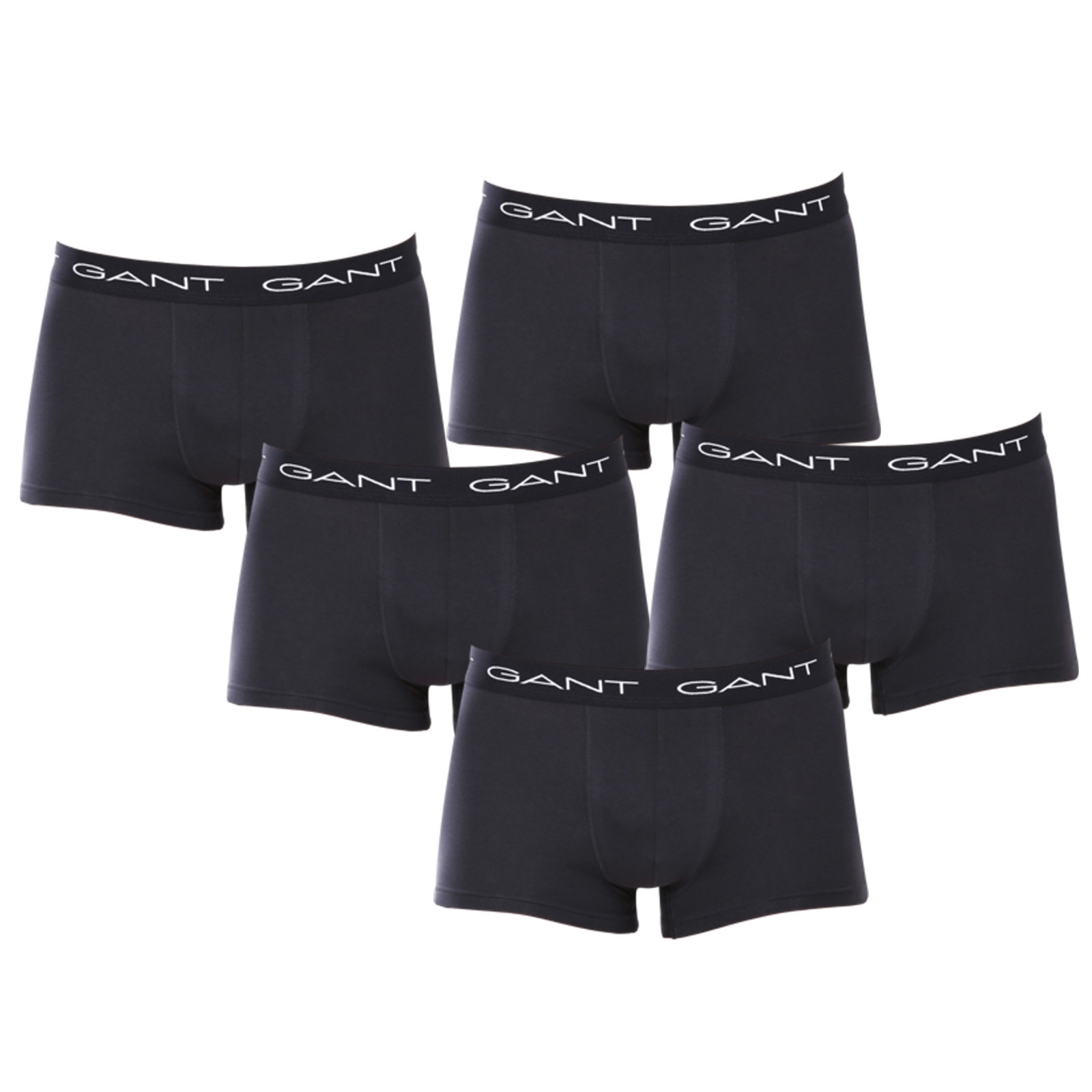 Poškozený obal - 5PACK pánské boxerky Gant černé (900015003-005) 3XL, trenky / trenýrky