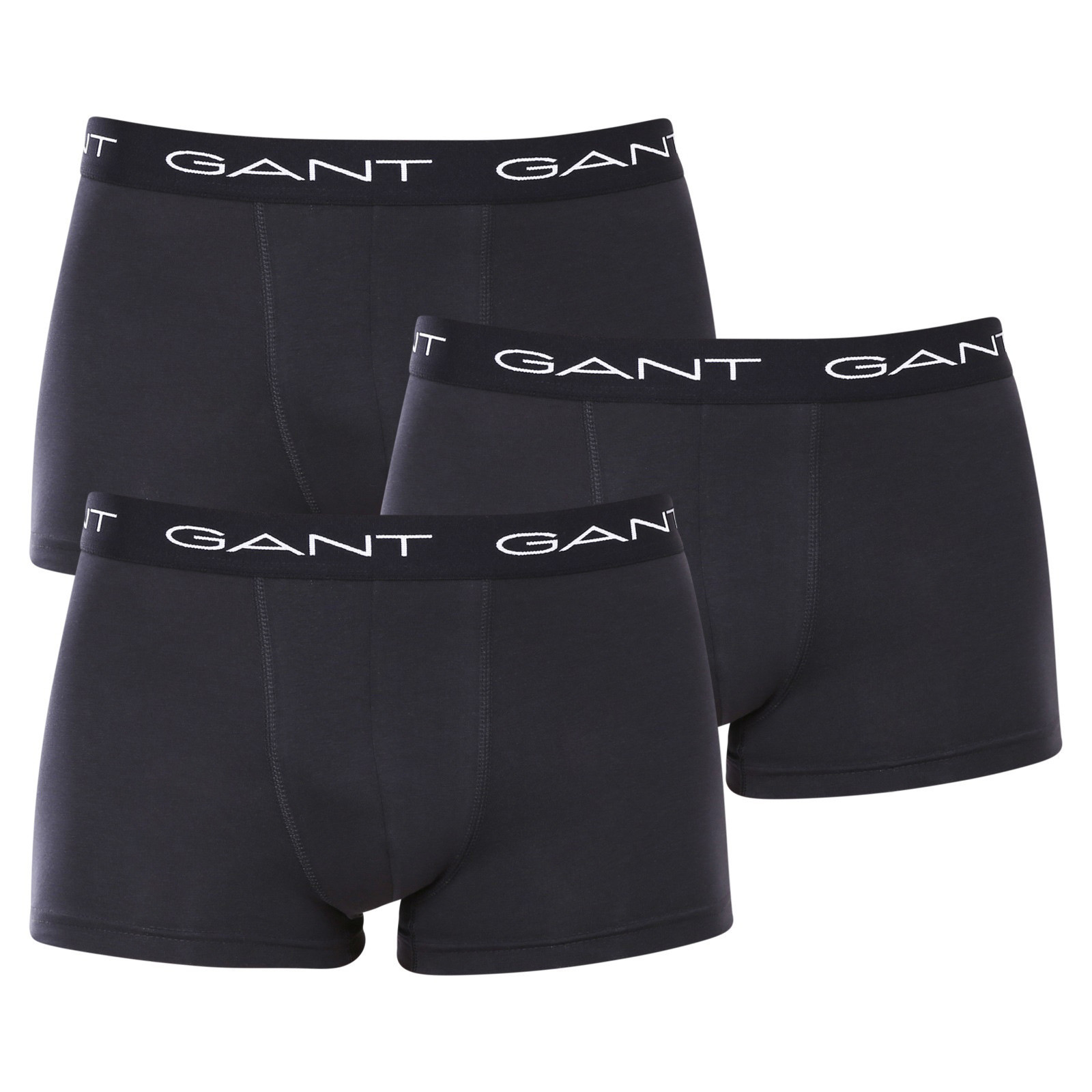 Poškozený obal - 3PACK pánské boxerky Gant černé (900013003-005) L, trenky / trenýrky