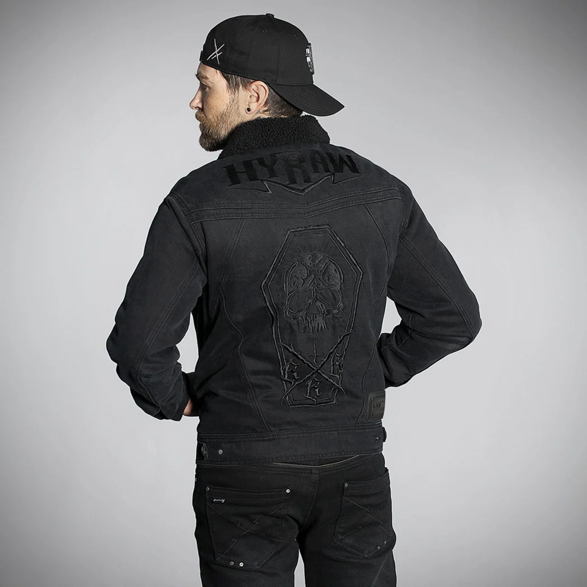 bunda pánská HYRAW - HUNTER - Denim S