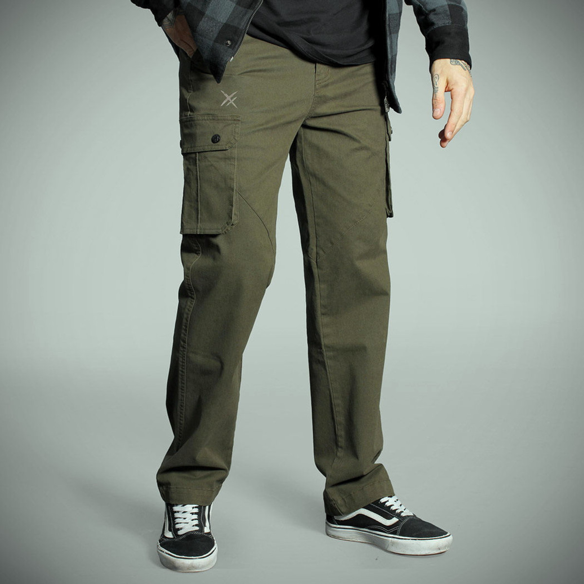 kalhoty pánské HYRAW - KHAKI BEAT - Cargo S