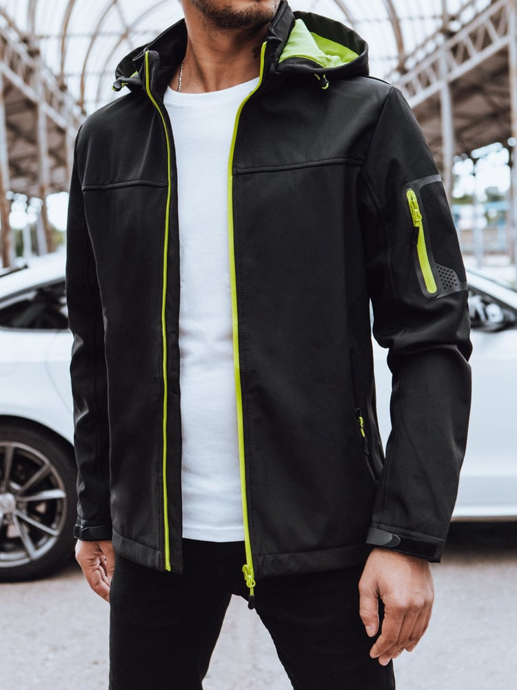 Pánská bunda softshell Barva černá DSTREET