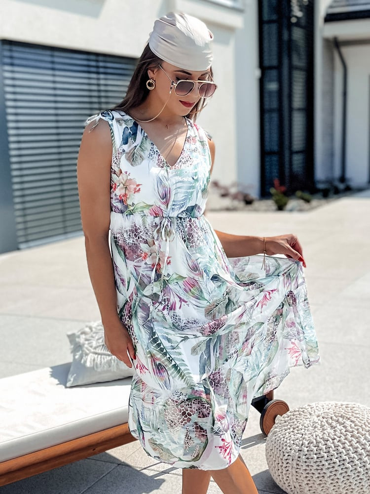 Sukienka ROSALIE biała Dstreet