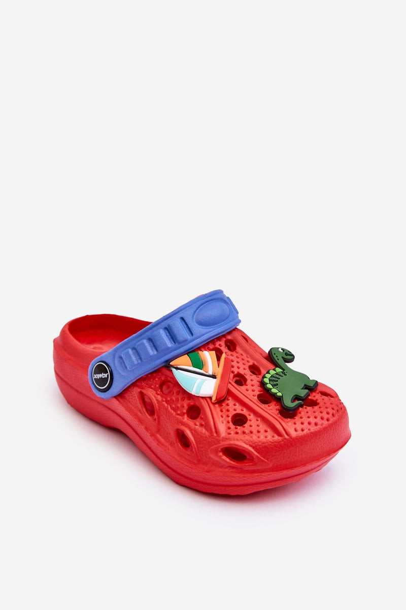 WJ1 Dětské pěnové lehké sandály Crocs Červené Sweets