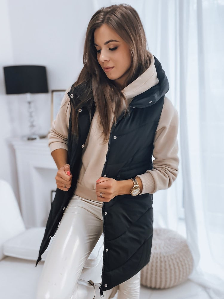 Dámská prošívaná vesta GAMIS černá Dstreet