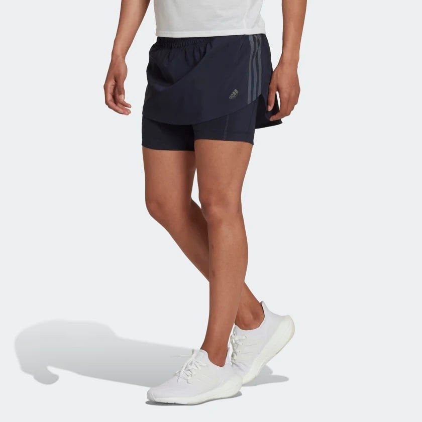 Adidas Woman's Sports Skirt Run Icons 3-Stripes Running HK9084