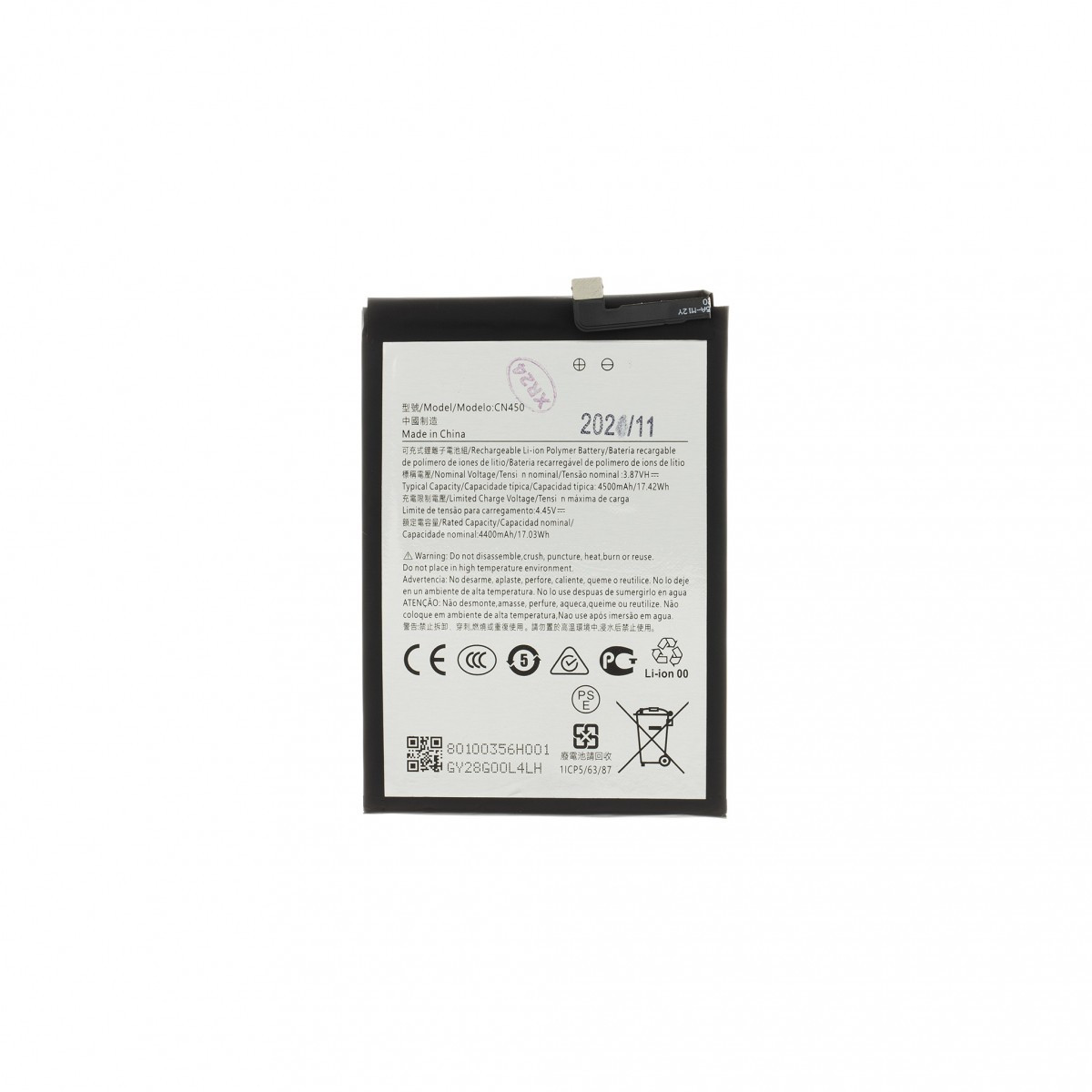 Baterie CN450 pro Nokia 4500mAh Li-Ion (OEM)