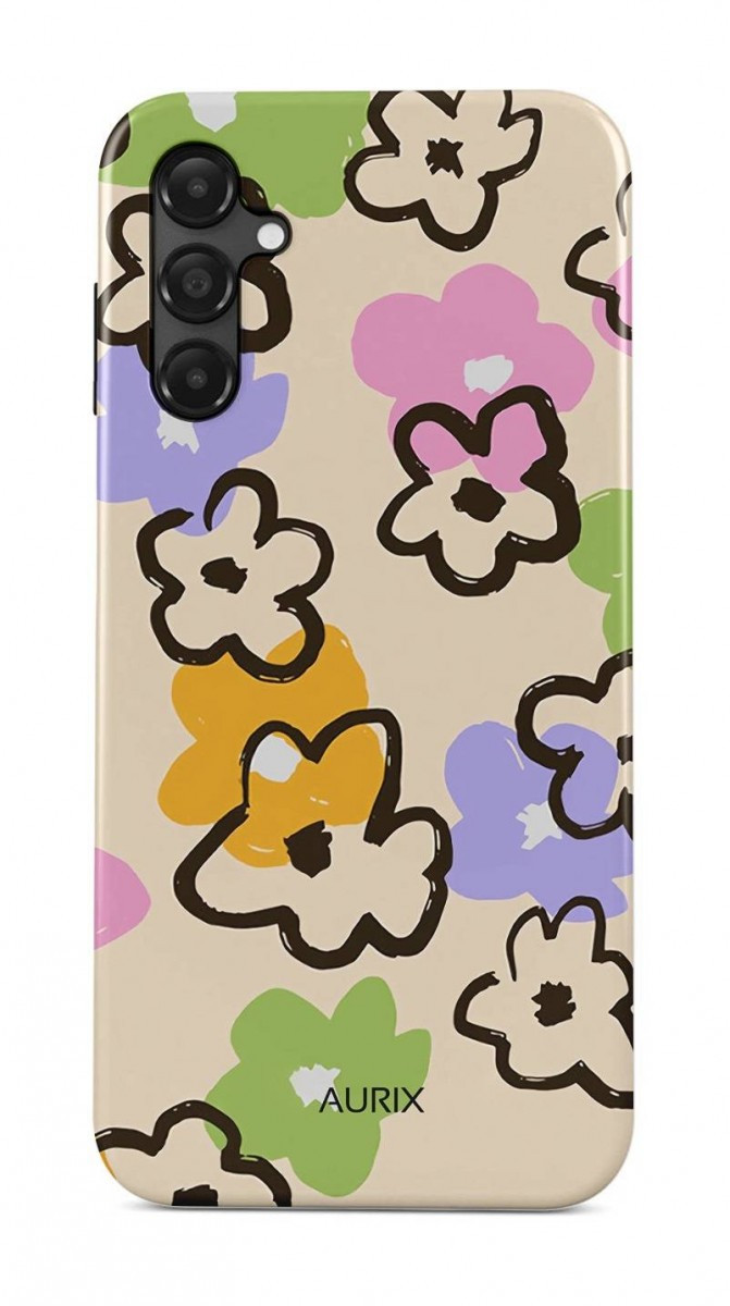 Kryt AURIX Samsung A15 pevný Flower Drawing 134297