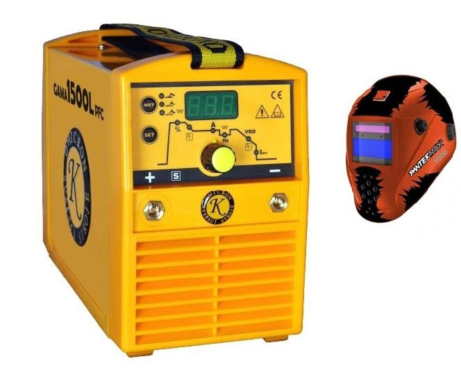 Omicron Gama 1500L PFC Varianta: SET 1: svářečka s výbavou v popisu stroje + kukla eco 2398