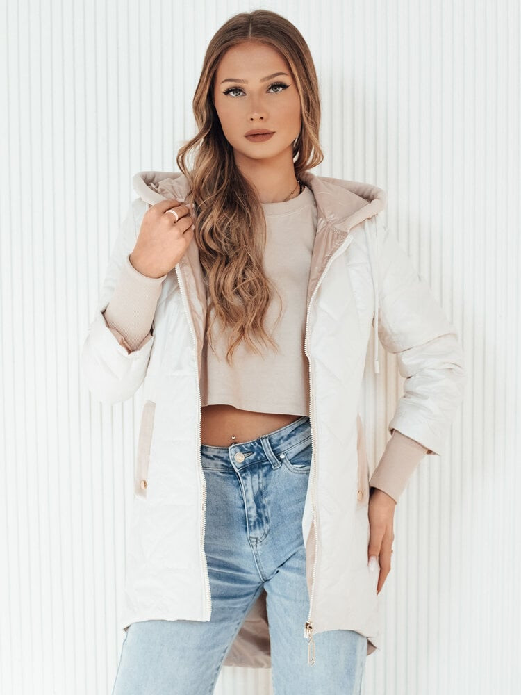 Dámská prošívaná bunda FLONSA Barva Bílý DSTREET