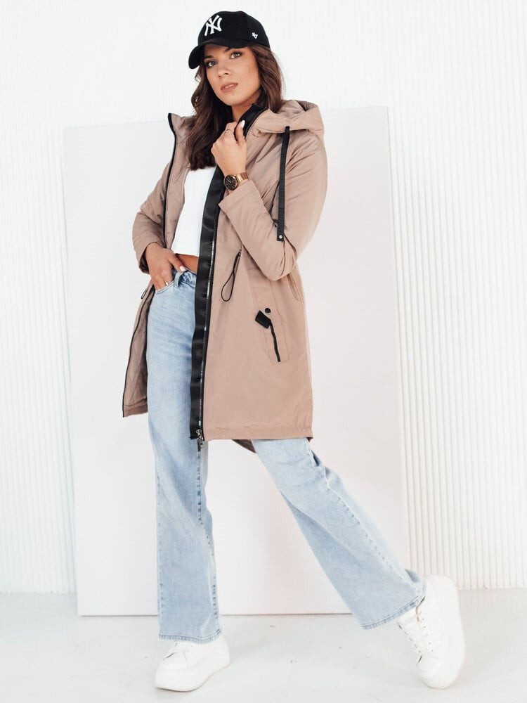 Dámská bunda parka GROLIN Barva Khaki DSTREET