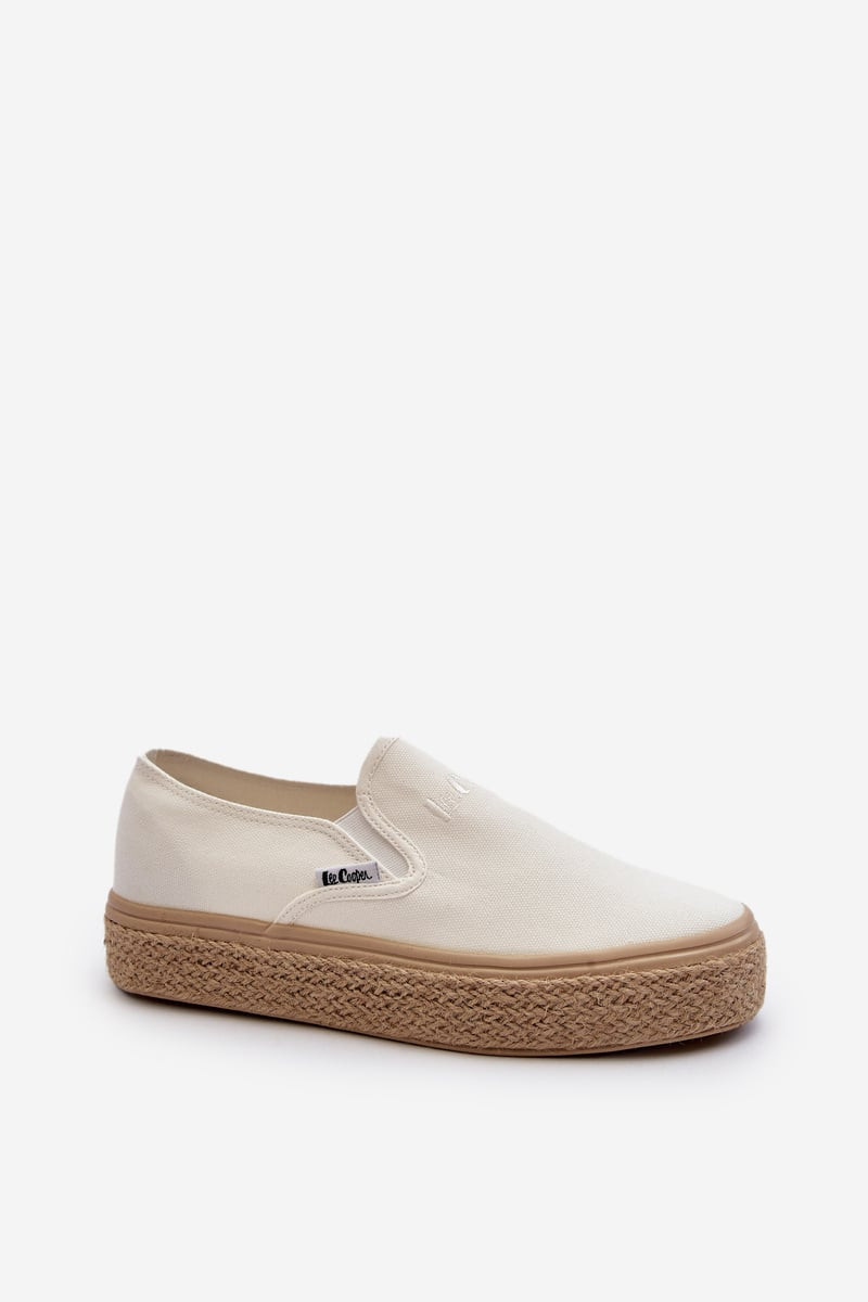 Lee Cooper Dámské tenisky Slip-On Big Star LL274389 Bílé