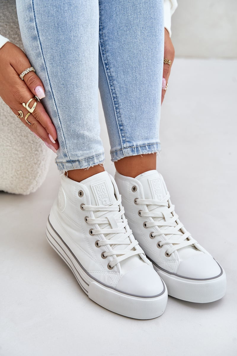 BIG STAR SHOES Zateplené dámské tenisky na platformě