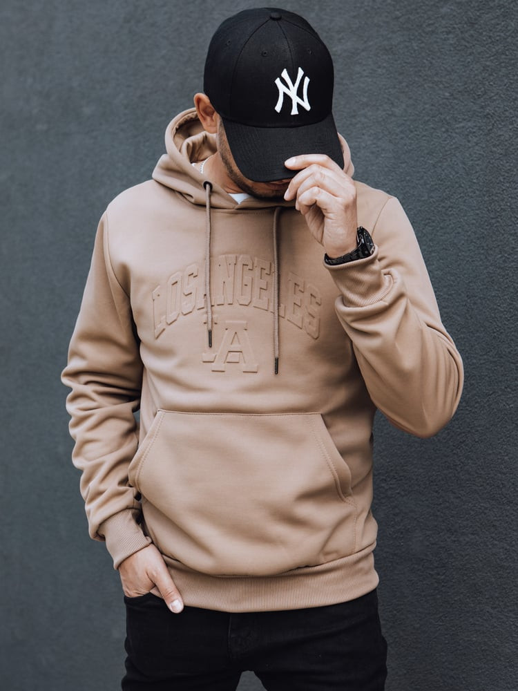 Bluza męska z kapturem khaki Dstreet