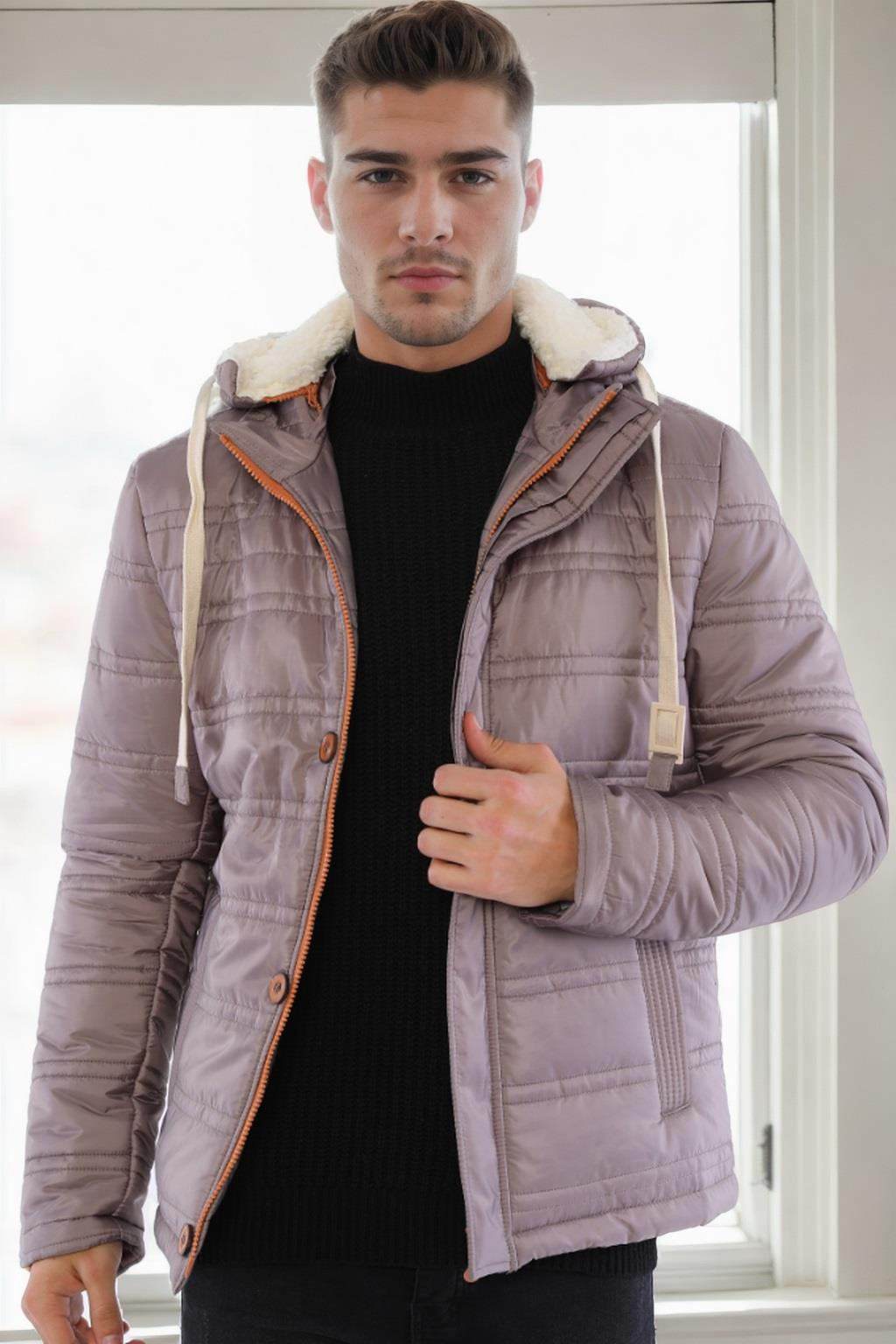 M8645 DEWBERRY MEN'S COAT-BEIGE-2