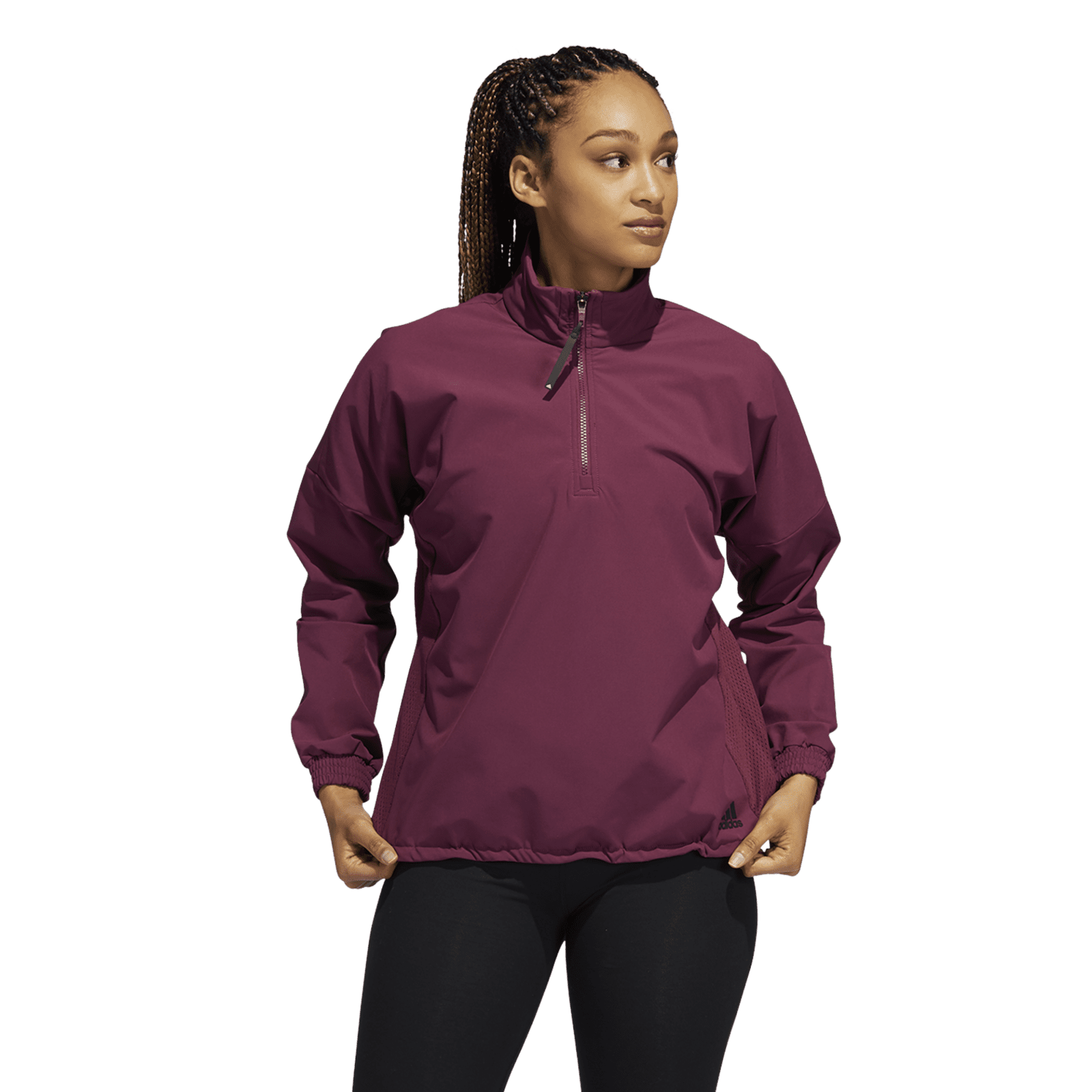 Adidas Woman's Sweatshirt Training 1/2 Zip Cold.Rdy H11215