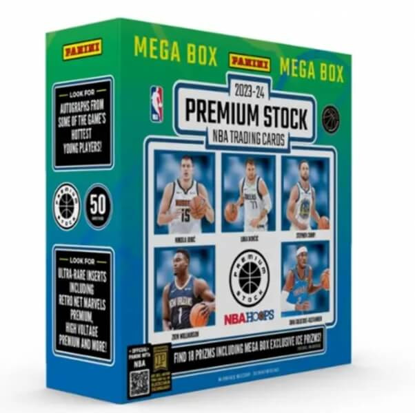 2023-2024 NBA karty Panini Premium Stock Basketball Mega Box