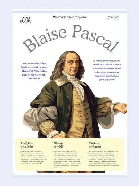 Blaise Pascal 1000 × 1400 mm