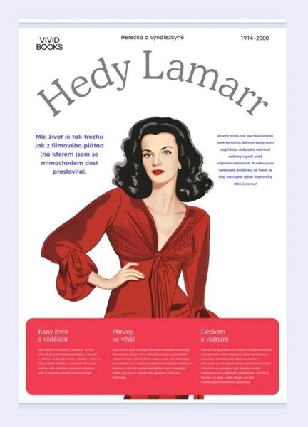 Hedy Lamarr 1000 × 1400 mm