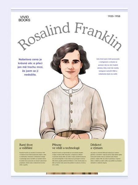 Rosalind Franklin 1000 × 1400 mm