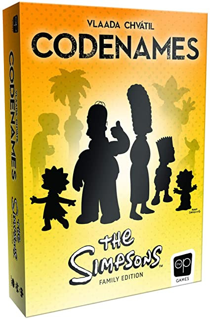 USAopoly Poškozené - Codenames: The Simpsons Family Edition - EN