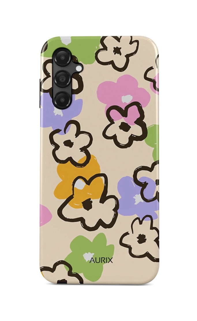 Kryt AURIX Samsung A16 pevný Flower Drawing 133574
