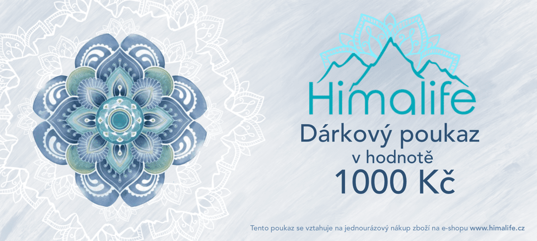 Himalife Elektronický dárkový poukaz v hodnotě 1000 Kč