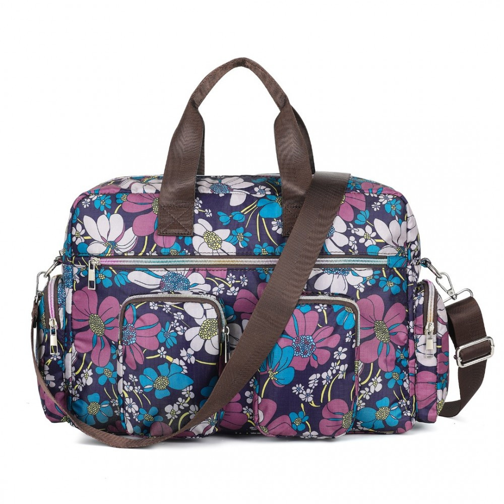 Multifunkční cestovní taška s více kapsami Kono Flower 12,5L - navy