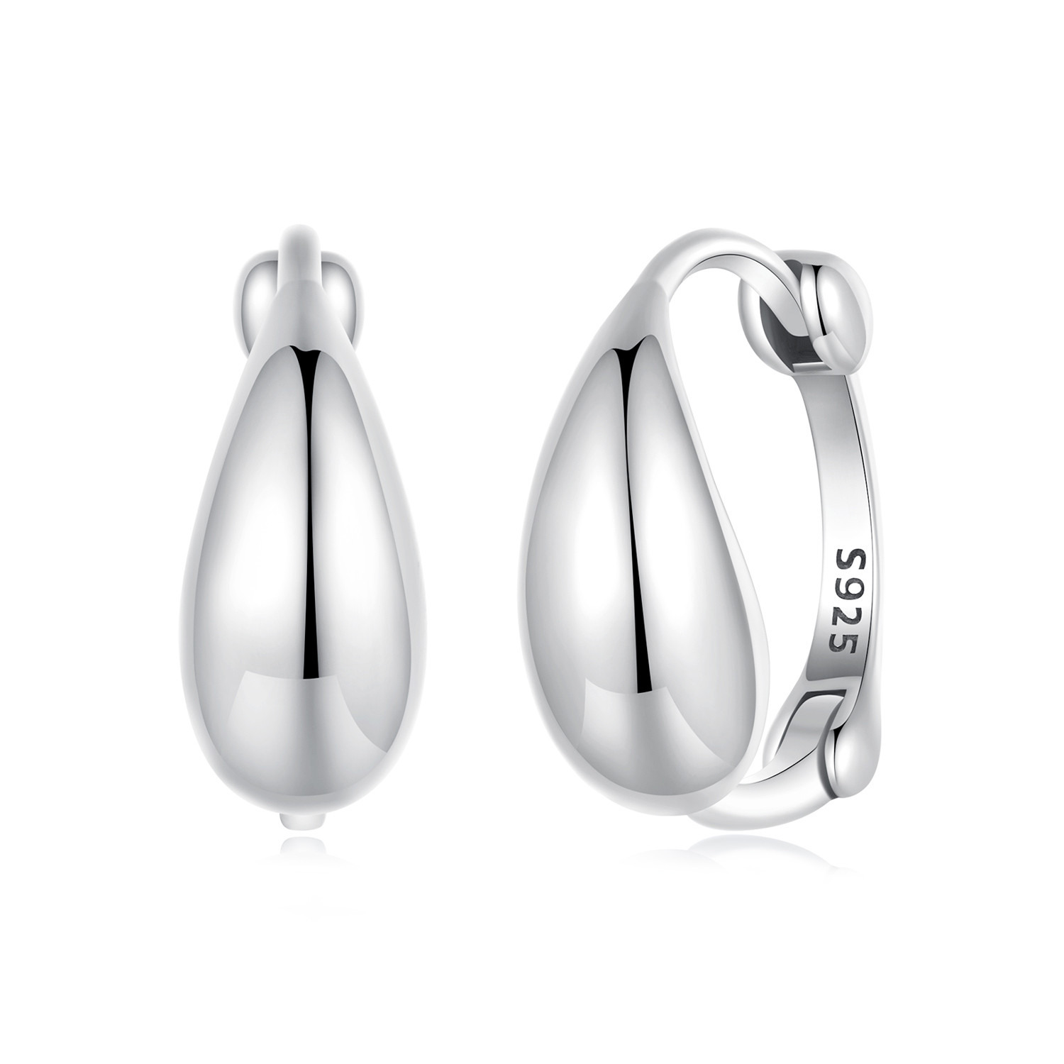 Royal Fashion stříbrné náušnice Kapka BSE1079