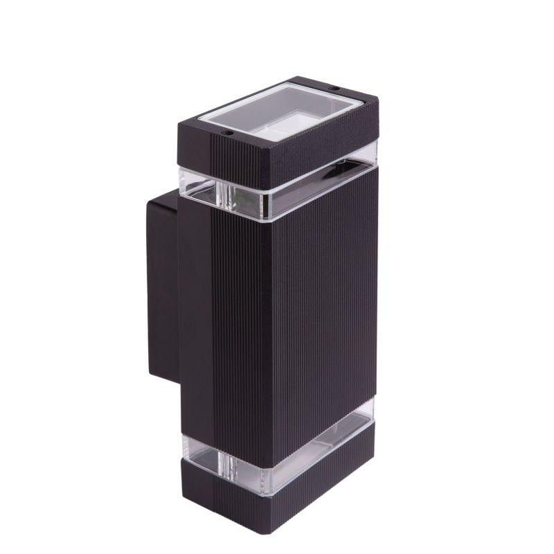 Eco Light Fasádní svítidlo OE-3C 2xGU10 IP54 BLACK EC79034