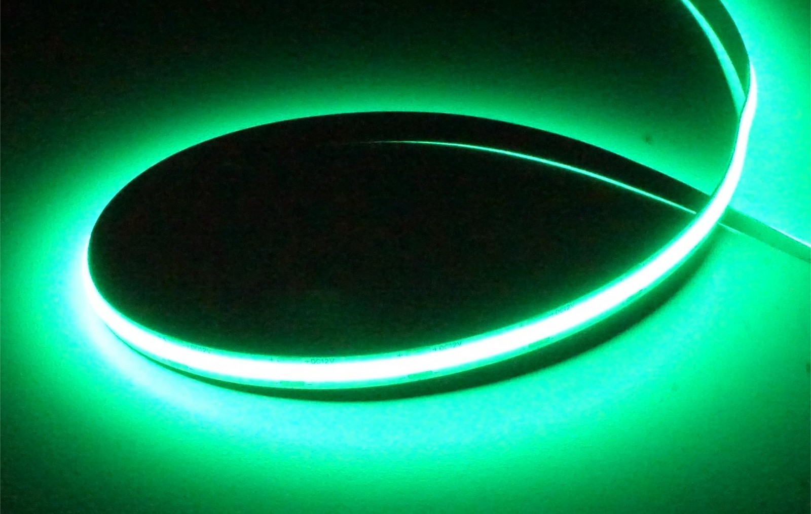 Eco Light LED COB 480 9W/m ZELENÁ 12V IP20 /5m/P páska