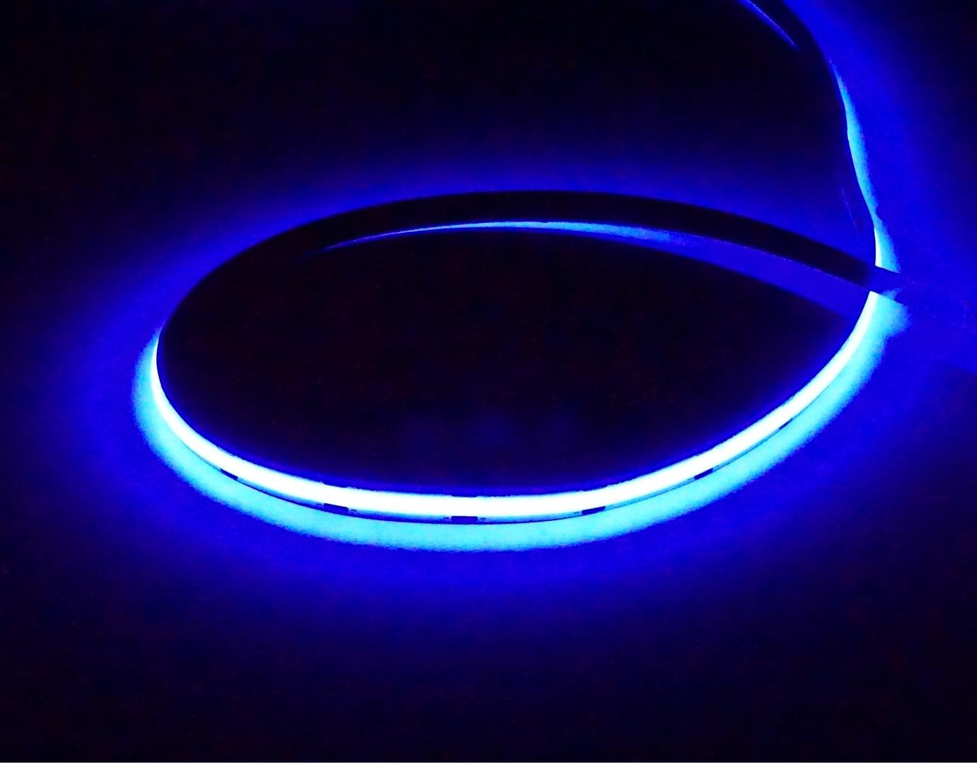 Eco Light LED pásek COB 480 9W/m BLUE 12V IP20 /5m/P EC20303