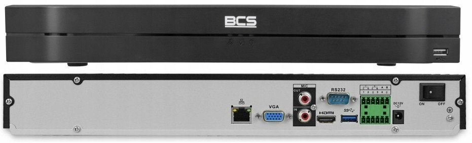 BCS-L-NVR1602-A-4K Ip Rekordér 16 Kanálový Dvoukotoučový 32Mpx 16TB Artr