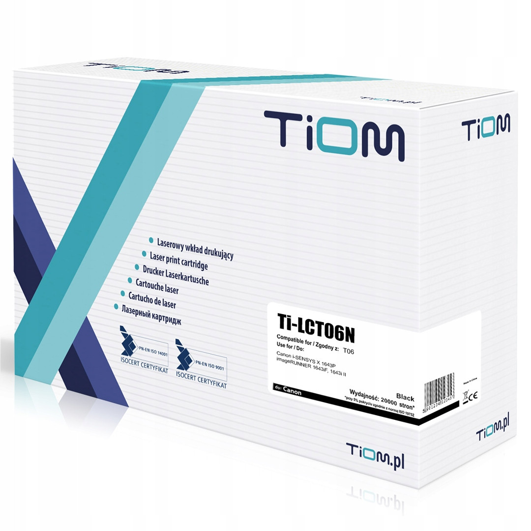 Toner Tiom pro Canon T06 3526C002 20500 str. black