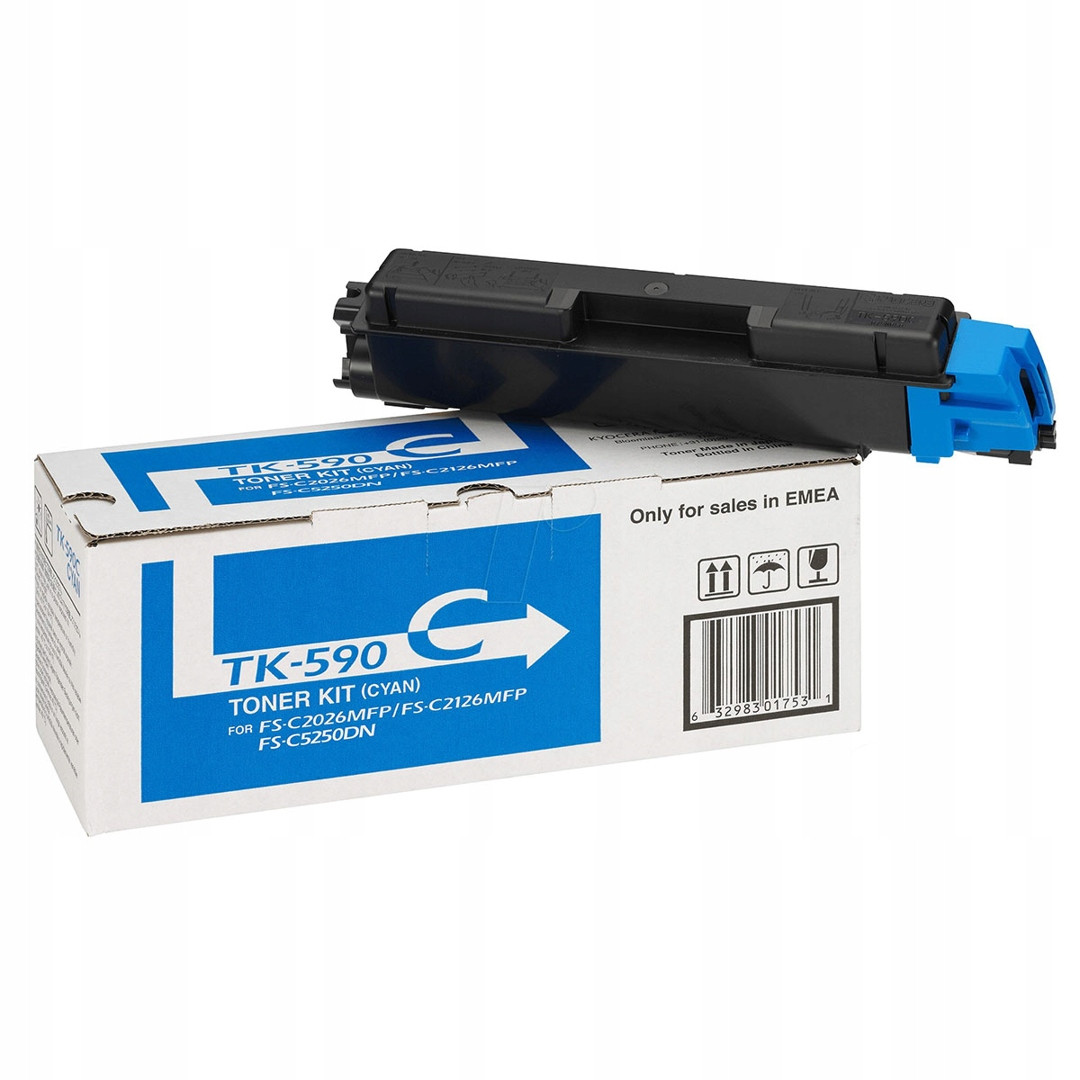 Toner Kyocera TK-590C pro FS-C2026/C2126 5 000 str. cyan