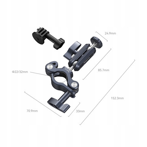 SmallRig 4191 Svorka držák na řídítka pro kamery GoPro DJi Insta360 /A04