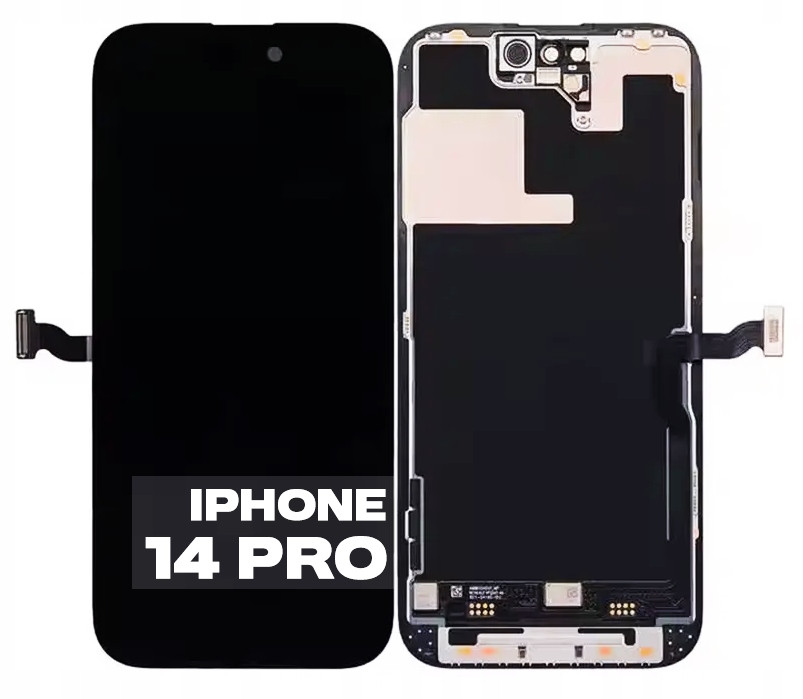 Originální LCD displej Dotykový displej pro iPhone 14 Pro Vyměněné sklo