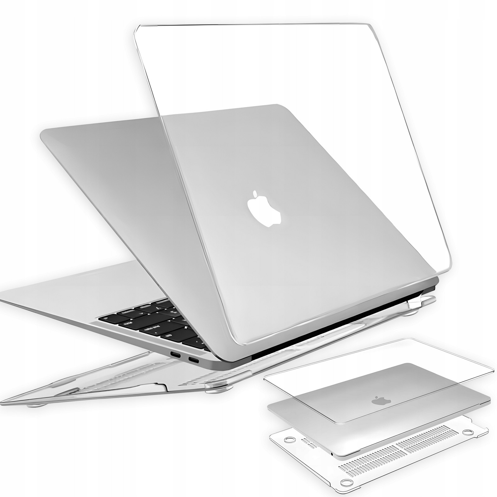 Pouzdro Pouzdro pro Macbook Apple Air 13 13.6 M2 A2681 2022 Průhledné