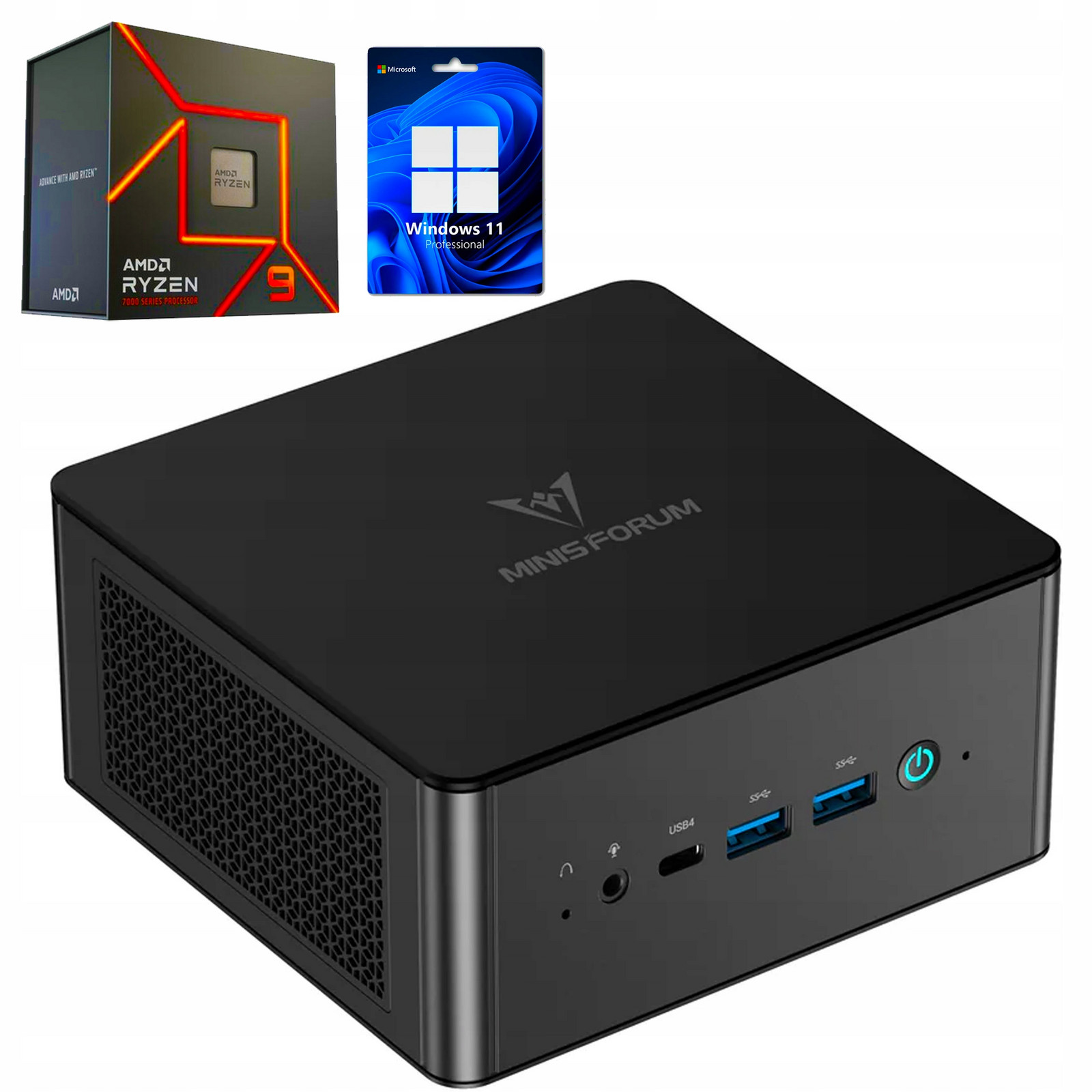 Mini počítač Pc Ryzen 9 8945HS 64GB/1TB Radeon 780M Windows 11 Oculink