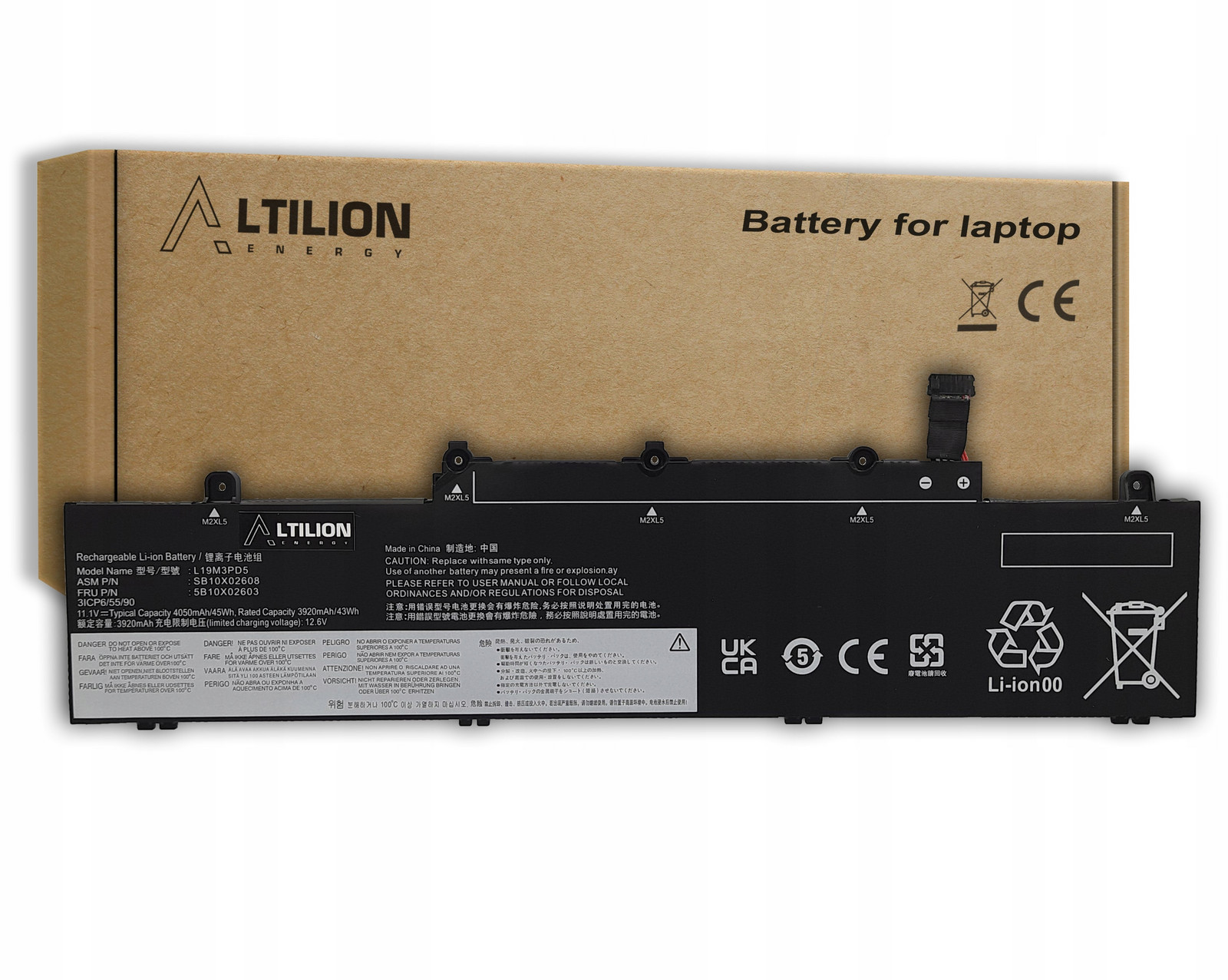 Baterie L19M3PD5 L19C3PD5 L19D3PD5 Lenovo ThinkPad E14 E15 Gen2 Gen3 Gen4